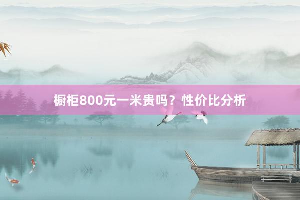 橱柜800元一米贵吗？性价比分析
